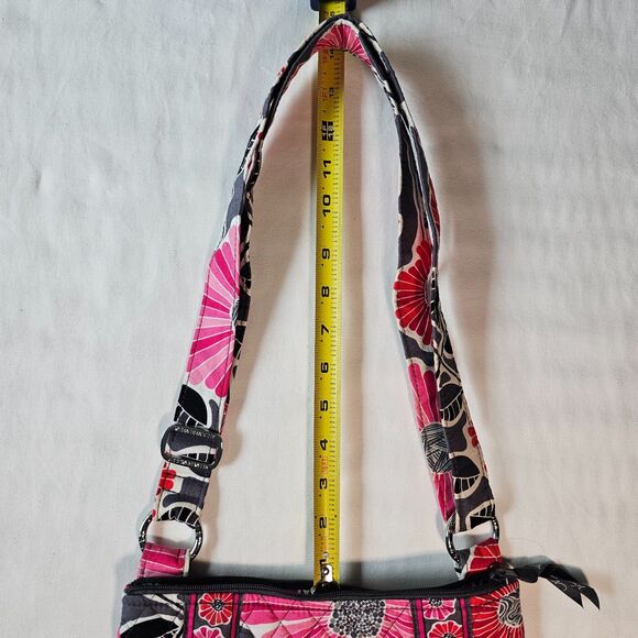 Vera Bradley Vintage Hipster Crossbody "Cherry Blossoms" Shoulder Purse Bag - Picture 8 of 9